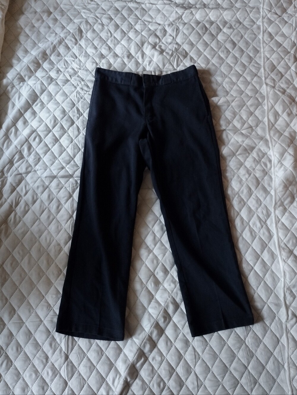 Dickies Black Casual Straight-Leg Pants